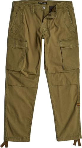 G-STAR Raw - Mens Core Regular Cargo Pants, Color Dk Moss, Size: 35W x 34L4