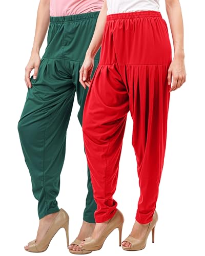 Image of Buy That Trendz Patiala Salwar for Women Relaxed Fit Viscose Patiyala Salwar Harem Bottom Pants