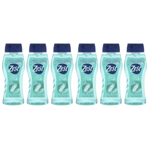 Zest Hydrating Body Wash - Aqua - Moisturizing Body Wash for Men and Women - Bath Soap with Vitamin E - Gentle Paraben Free Formula - 6 pc image 3
