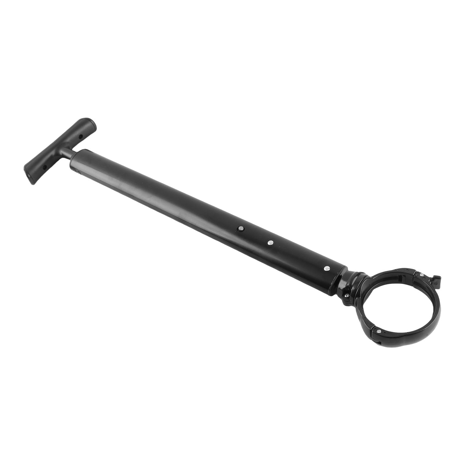 Hoverboard-Griff, selbstbalancierender Roller aus Aluminium, Teleskopgriff, Steuerstrebe, Stent, Zubehör für elektrischen selbstbalancierenden Roller (Black)