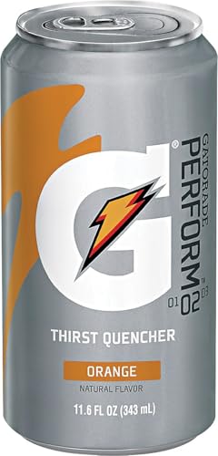 Gatorade Thirst Quencher, 24 Count, 11.6 oz Cans, Orange, 278.4 Fl Oz (Pack of 24) - image 1