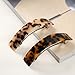 Eyegla Hair Barrettes for Women Large French Barrette Hair Clips Tortoise Shell Barrettes for Thick Hair,2 Pack