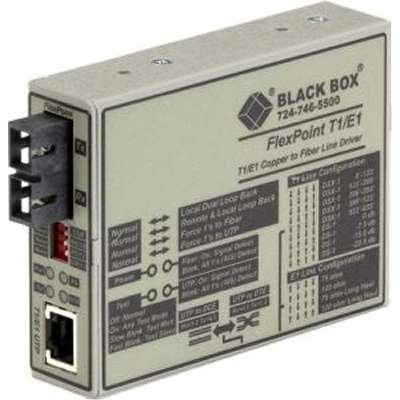 Black Box MT663A-SSC Flexpoint T1/E1 to Fiber Line Driver, Si