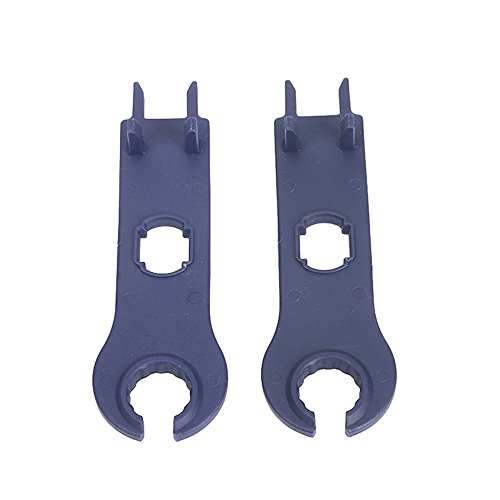 KKmoon 1Pair MC4 Solar Panel Connector Disconnect Tool Spanners Wrench ABS Plastic Pocket Wrench 2pcs Solar Connector Wrench