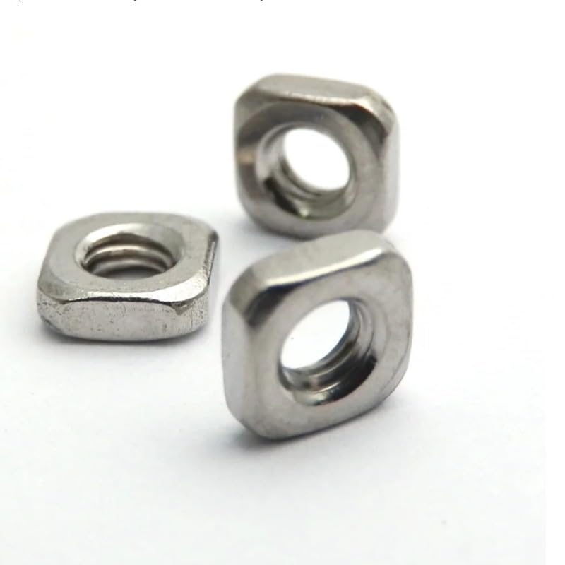 M3 Stainless Steel Square Thin Nuts DIN 562, 100PACK, Thickness 1.8mm, Fit for prusa 3D Print MK2,Mk2s. mkr2