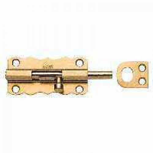 Stanley Hardware S757-130 CD1076 Barrel Bolt in Satin Brass Tone