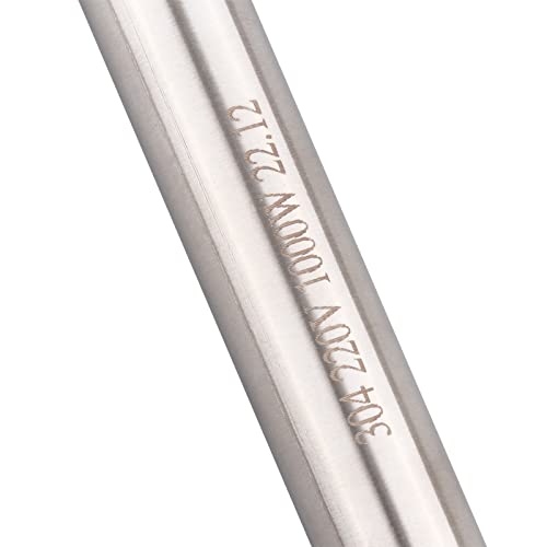 AIICIOO Patronenheizelement Edelstahl 1/2 Zoll DN15 21mm AC 220V 1000W Flansch