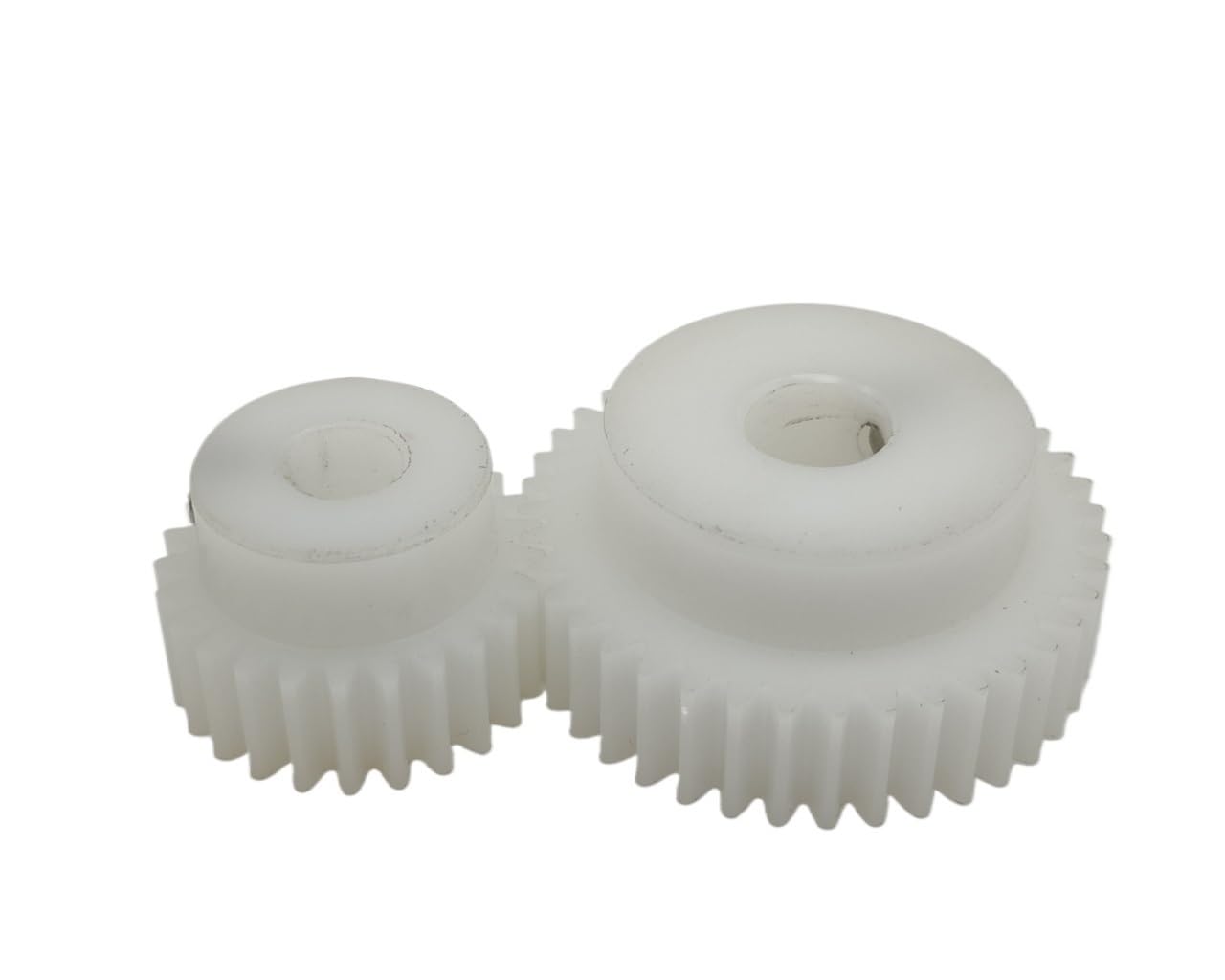 GTPBAO 1 Stück POM gerade Zähne Zahnrad 0,8 Modul 56 Zähne Stufenstirnrad 8 mm Zahnstärke 0,8 m 56 T zylindrisches Kunststoffgetriebe Lenkungshardware(5MM BORE)