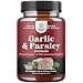 Odorless Garlic Pills for Weight Loss with Allicin – Contains Parsley Seed Extract & Chlorophyll -Powerful Antioxidants – Anti-Aging Formula – Increase Immunity with Vitamin C for Women and Men