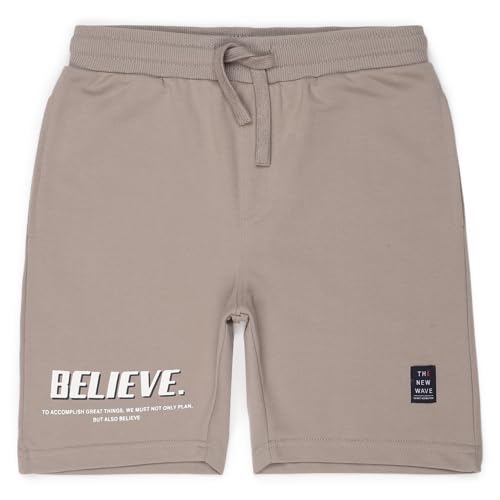 Image of Alan Jones Clothing Boys Casual Bermuda Shorts | Placement Print | French Terry | Regular Fit | Drawstring Closure | Age 5-16 Years | Lounge & Casual Wear