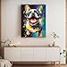 PUAGEMTI 5D Diamond Painting Kits French Bulldog Diamond Painting DIY Diamond Handmade Painting Kits Adult Dog Home Bedroom Decor Diamond Art Crafts 12x16 inch