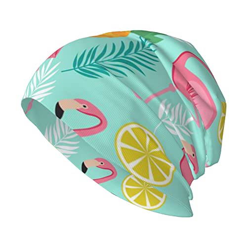 Yiduoduox Sombrero unisex para adultos, diseño abstracto de mandala, con forma de seta, suave, cálido y resistente, para el frío, Flamenco, Talla única