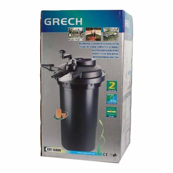 Spacegreen® Sunsun CPF-15000 Pressure Pond Filter UVC 18W up to 30000l for Fish Koi Pond uv filter (B0BQRKGDLR) Amazon Price History, Amazon Price Tracker