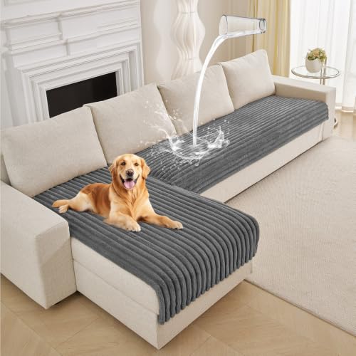 Deep Dream Waterproof Couch Covers for Sectional Sofa, L Shaped Couch Cover