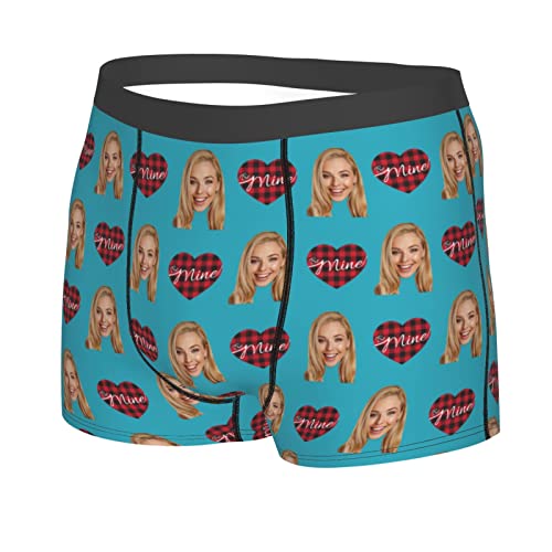 Funnylife Custom Men's Underwear with Face Personalized Boxer Briefs Valentines Day Gifts for Men Funny Bachelor Gift2