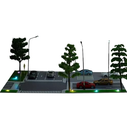 Dioramas de garage d'exception avec éclairage LED haute fidélité pour vitrine