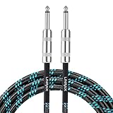 🎸【Robuste & Rotatif】: La prise du câble pour guitare TS est rotative et amovible. Son boîtier robuste en alliage d'aluminium offre une meilleure protection. Les soudures à l'intérieur sont recouvertes d'une gaine en PVC, offrant une protection supplémentaire et une durabilité accrue.