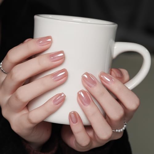 GAOY Chrome Nail Powder, Mirror Effect Pearlescent Shimmer Glitte...