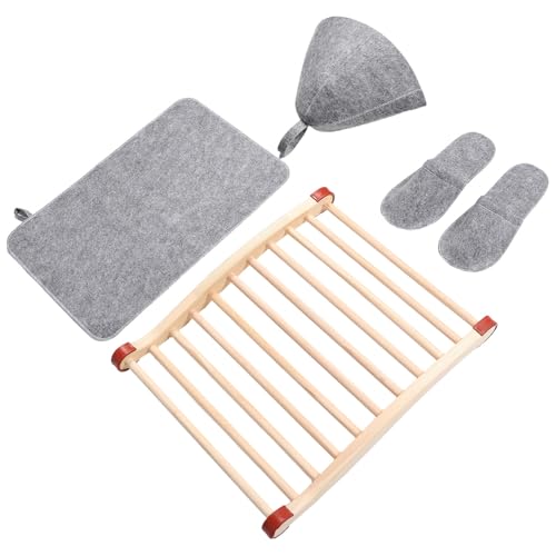 POPETPOP 1Set Wooden Sauna Backrest Ergonomic Slip Resistant Design for Comfortable Support Home Hotel and Gym Saunas Safe and Health Conscious Sauna Accessory