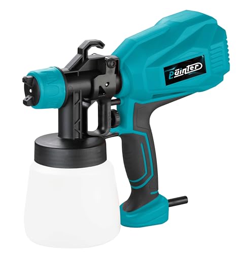 Image of Painter Electric Paint Spray Gun with Copper Nozzle 550W HVLP (EGH-10) 1.8mm Nozzle 1200ml Capacity