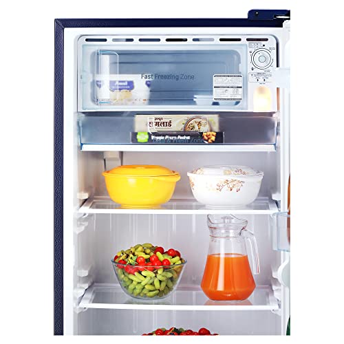 Image of LG 215 L 3 Star Direct-Cool Single Door Refrigerator Appliance (GL-D221ABED, Blue Euphoria, Base stand with drawer & Fast Ice Making, 2022 Model)