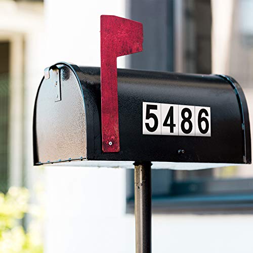image for Outus 10 Sheets Mailbox Numbers and Letters Stickers Mailbox Door Hous