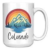 Perfect Gift for Colorado Lovers – This 15oz Colorado mug features a bold, retro-style mountain design with the word “Colorado,” making it an ideal gift for Colorado lovers, outdoor adventurers, and nature enthusiasts who appreciate the beauty of the...