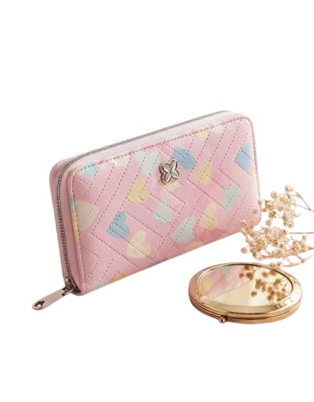Women Wallet for Women & Girls | Zipper Wallet | Credit Card Holder | Mobile Holder Purse | Long Wallet with Multiple Compartments-picture-59