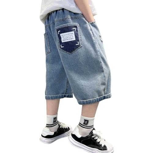 Short en jean garçons style baggy idéal pour le streetwear décontracté en été