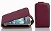 Produktbild Cadorabo Hülle für Samsung Galaxy Pocket NEO in Bordeaux LILA - Handyhülle im Flip Design aus Strukturiertem Kunstleder - Case Cover Schutzhülle Etui Tasche Book Klapp Style
