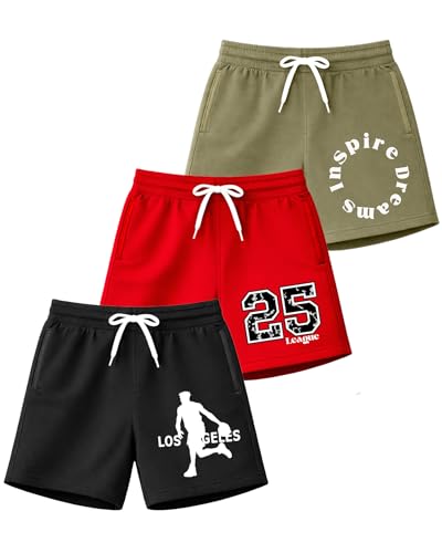 Image of Kuchipoo Boys Cotton Shorts | Elastic Waistband | Double Pocket Shorts | Summer Casual Wear for Kids | Pack of 3