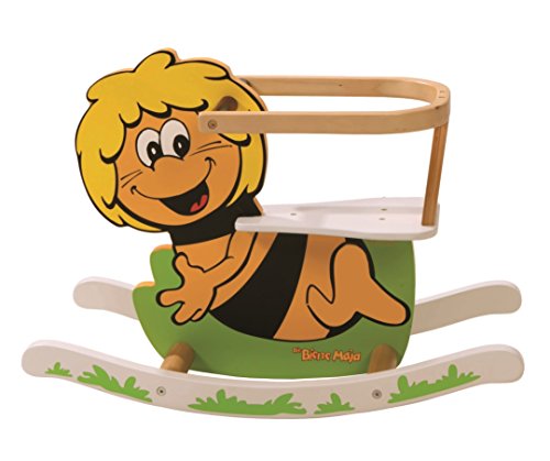 roba Maya 69021 BM1 - Abeja balancín de madera con asiento para bebés, diseño La abeja Maya [importado de Alemania]