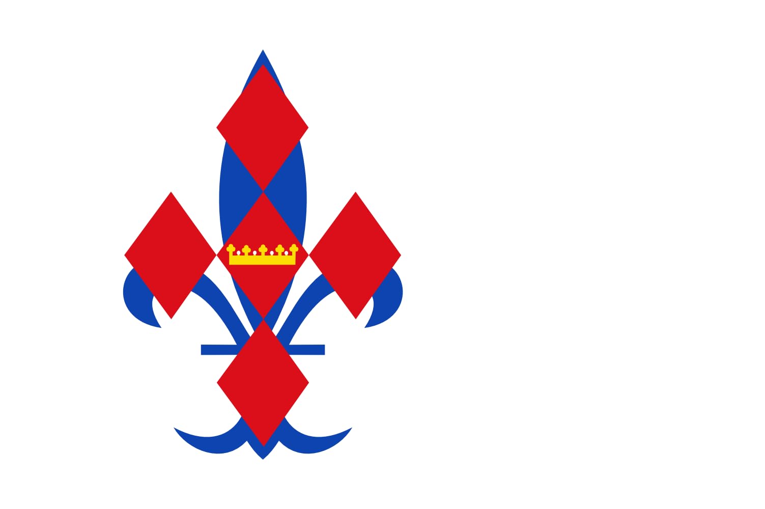 Drapeau Large Kessel vlag grand pavillon voormalige gemeente Kessel