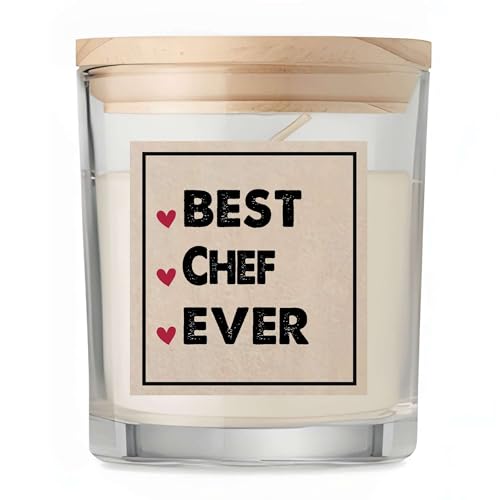Idée cadeau original : bougie Best Chef Ever pour le départ d'un collègue ou l'anniversaire du boss