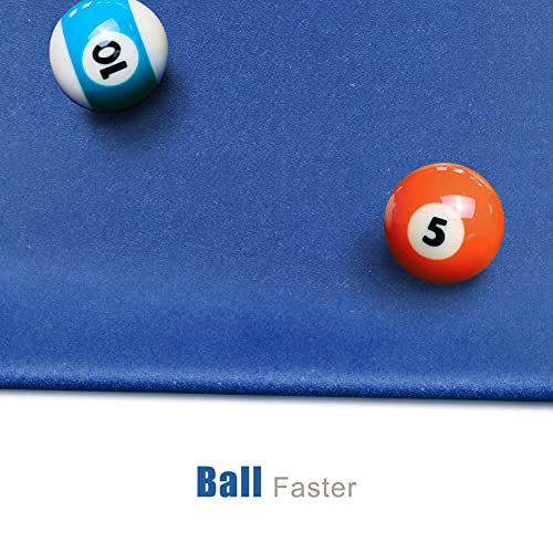 Haxton Pool Table Felt Billiard Cloth: Wool Billiard Pool Felt Cloth Snooker Cloth Felt - Choose For 7/8/9 Foot Pool Table, Has Multiple Colour (Blue 7Ft) #TOP4