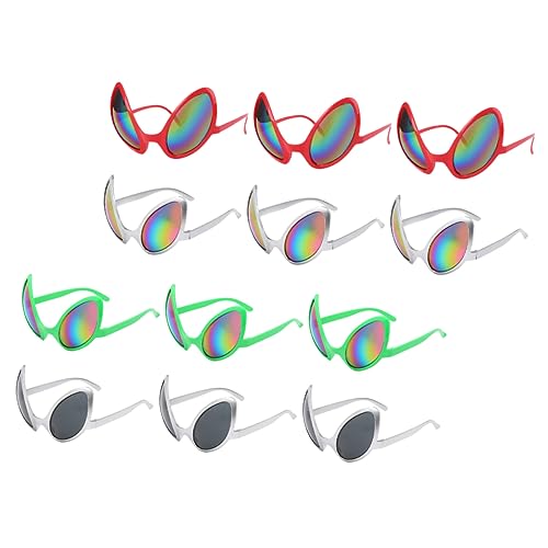 Veemoon Costume Adult Alien Eyeglasses Women Men Alien Glasses Cosplay Costume Party Glasses