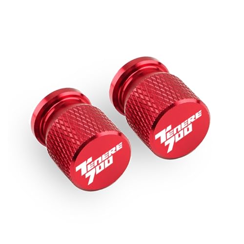 Bouchons de valve pneu alu CNC pour rouler en Yamaha Tenere 700 sur les pistes de 2019 à 2025