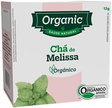 Chá Orgânico de Melissa Organic 10 Sachês