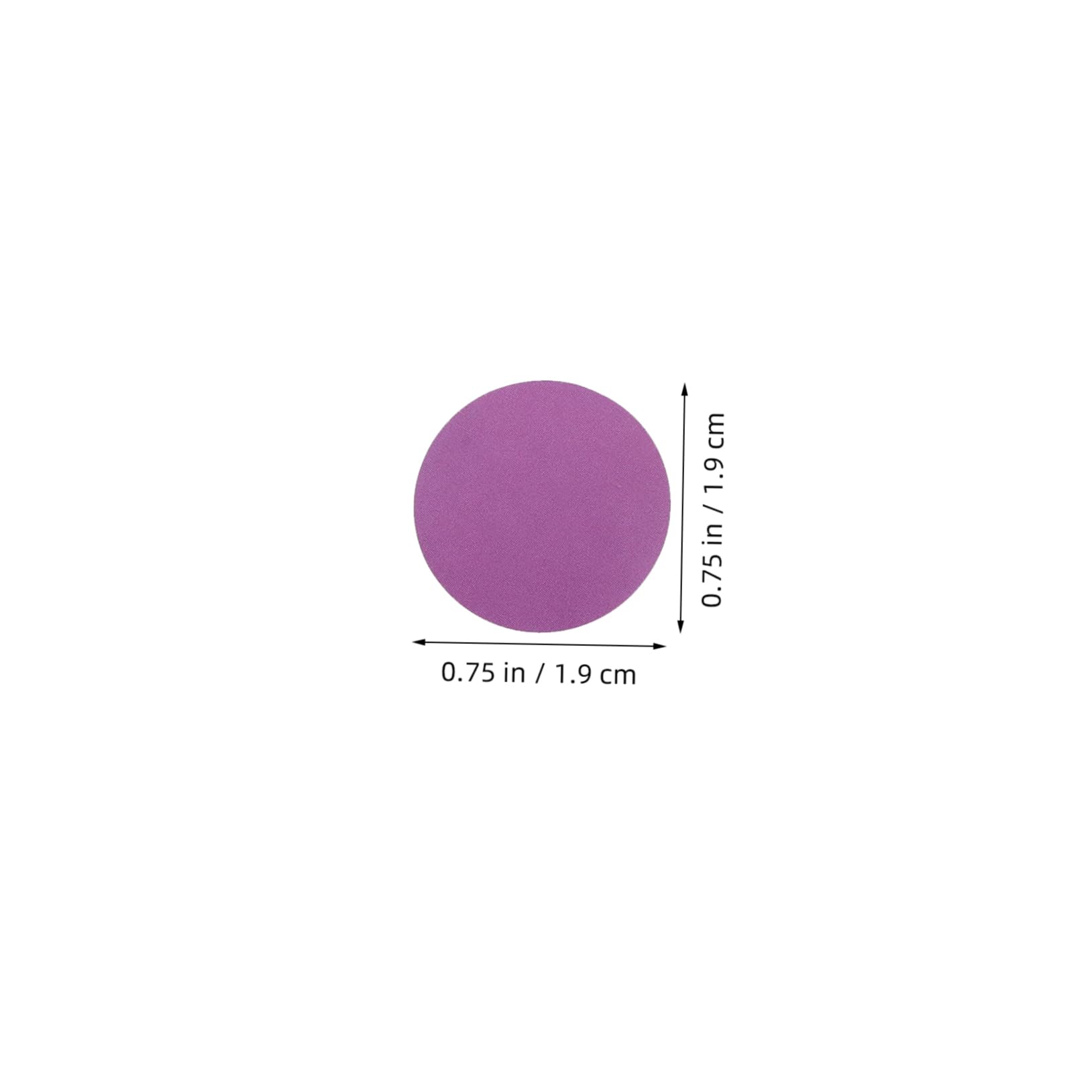 15 Gommettes Autocollantes Rondes en Papier pour Marquage Couleur Forte Adhérence, 15 Pièces Classiques pour Projets Scolaires et DIY Couleur Aléatoire