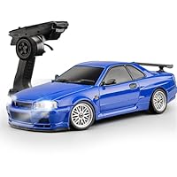 Amazon.co.jp: HJLXMF RC ドリフトカー GTR R34 1/18 合金電動