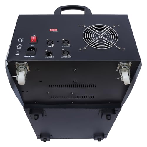 Máquina de humo de baja altura - Máquina generadora de humo para DJ y escenario, 3000 W, efecto de hielo seco, control remoto y DMX512, para clubes, escenarios, bodas y teatros, salida de 40000 pies cúbicos/min miniatura 6