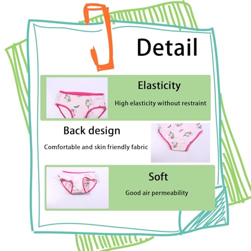 Girls Underwear Kids Soft Briefs Toddlers Comfortable Panites Multiple Pack Of 122