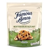 Famous Amos Mediterranean Hazelnut and Chocolate Chip Cookies | Real Mediterranean Hazelnuts in Bite-Size Chocolate Chip Cookies, Resealable 7 oz Bag