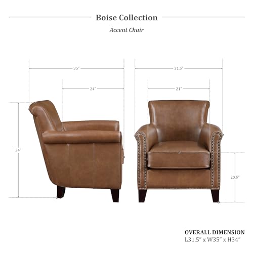 Lexicontopgraingenuineleatherchairaccentchairsforlivingroomwithsolidwoodframerolledarmrestnailheadtrimcomfyreadingchairforbedroomofficewaitingroomcognac Urban Country Home Decor Lexicon top grain genuine leather chair accent chairs for living room with solid wood frame rolled armrest nailhead trim comfy reading chair for bedroom office waiting room cognac urban country home decor