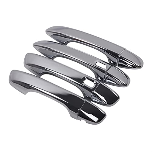 Garniture poignée porte Tiguan L contre les rayures kit 8 pièces chrome protecteur