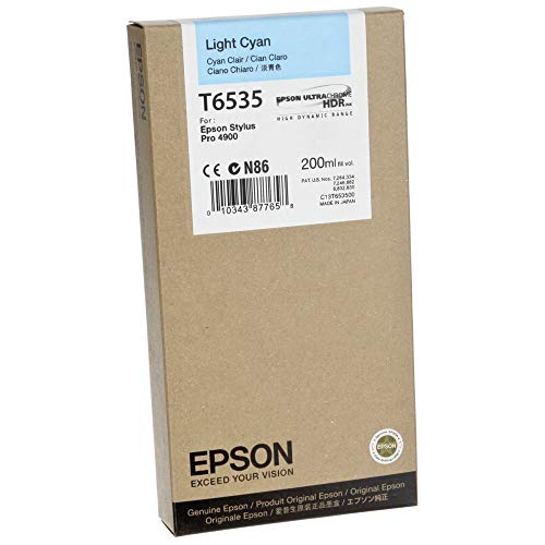 Preisvergleich Produktbild Epson T6535 Tintenpatrone, Singlepack, cyan