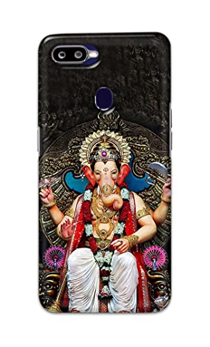 Image of PRINTFIDAA Lord Ganesh Bappa Moriya Printed Designer Hard Back Case Cover for Oppo F9 / Oppo F9 Pro /Realme 2 Pro /Realme U1, RMX1801, RMX1807 -(SS) MVN1010