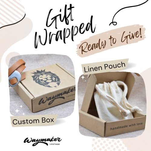 Christian Bracelets For Women | Handmade Genuine Leather Bracelet | Christian Gifts For Women | Bible Verse Bracelets | Religious Gifts For Women | Made In Usa By Waymaker Leather #TOP4