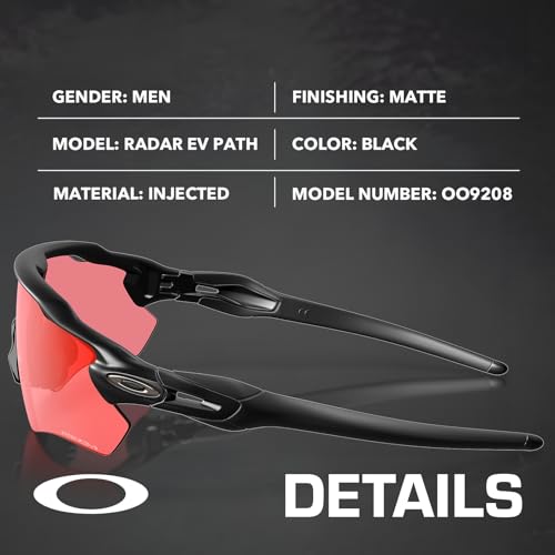 Image of Oakley RADAR EV PATH OO9208 Shield Shape Sunglasses With Official Eyewear Kit