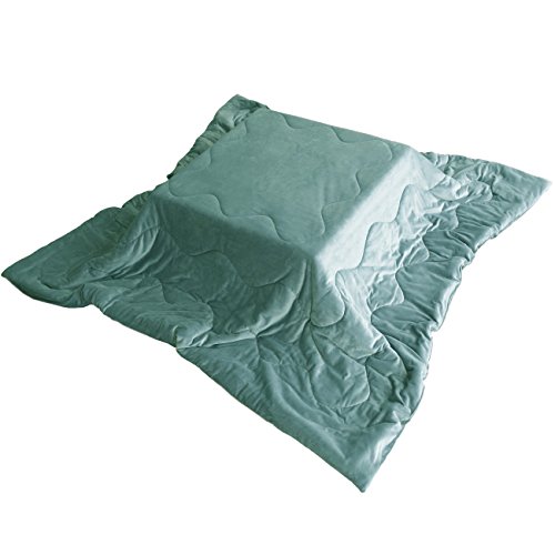 こたつ布団 正方形 185 185 薄がけ あったか マイクロファイバー ふわふわ 無地 コタツ布団 (185x185, マシュマログリーン)